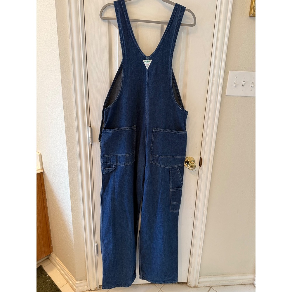 Vintage OshKosh B'Gosh VESTBAK Denim Overalls Men's 40x30 USA Made Workwear - Picture 11 of 12
